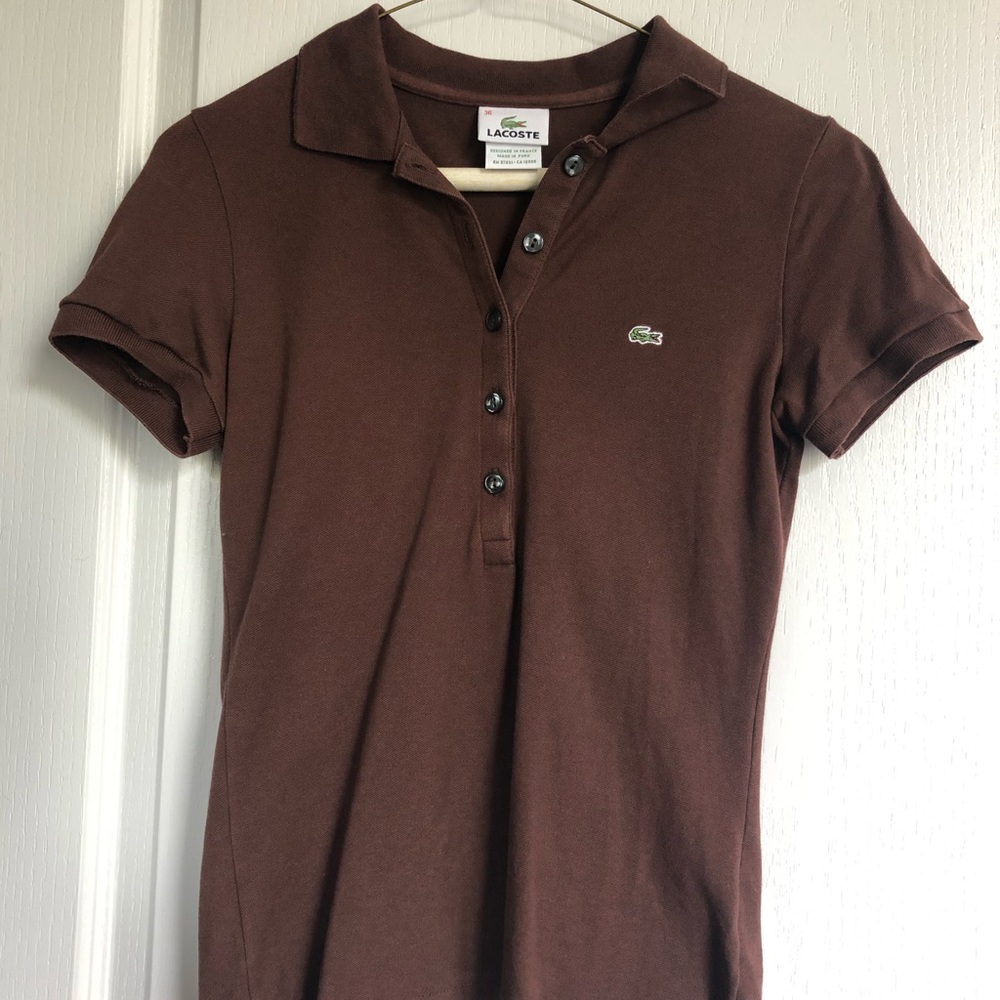 Lacoste 6 button Cotton Polo Shirt